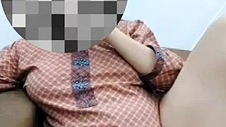 anu provides webcam service showing her big ass and tits to client