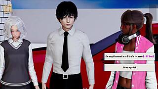 Indian Cartoon Babe with Big Tits and Ass in Desire