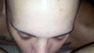 Wife gets something on her chest