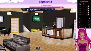 Vtuber Lewdneko continues her journey through the world of Harem Hotel in a new video.