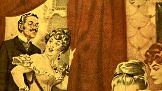 Detailed vintage erotic drawings from antique anime collections