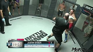 brunette model gets facial after fight