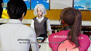 Indian Cartoon Babe with Big Tits and Ass in Desire