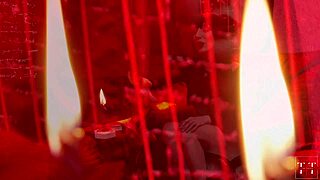 one two three, cunnilingus with demon, making me come hard 😈