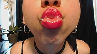 Watch me put on lipstick and drool all over