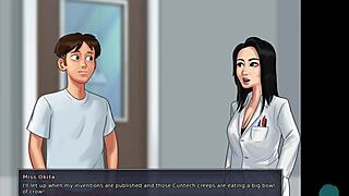 Summertime Saga 31 • Busty Blonde Roxxy in the Shower Roleplay