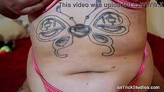 Olivia plays strip trivia, revealing her big tits