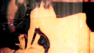 Vintage British taboo with hairy pussy and interracial cock.