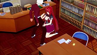 Rias Gremory and Akeno ask something in HS DXD NTR Madness 2