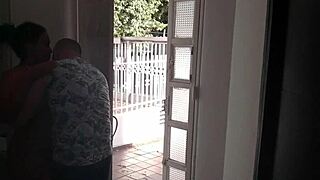 I ASKED for flour but FUCKED my friend's wife HARD and CUM on her face outdoors.