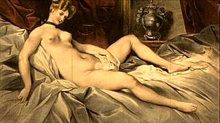 Detailed vintage erotic drawings from antique anime collections