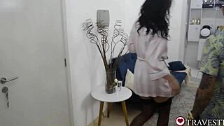 Young Guy’s First Time Experience with a Stunning Trans Lady