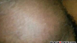 black couple homemade tape fucking pussy hard!