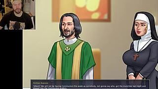 I could’ve dodged this awkward moment in Summertime Saga with my teacher.