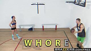 Brandy Aniston's Big Tits in Rough Sports Scene