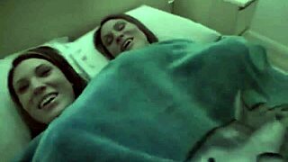 simpson twins waking up feeling aroused, fingering in the shower passionately