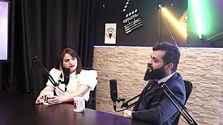 Lady Snow and Lord Kenobi in Sheer Red Lingerie