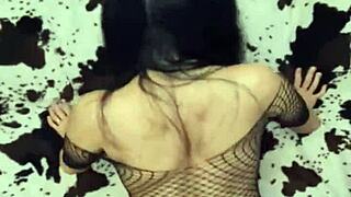 my wife in stockings gets her ass fucked hard