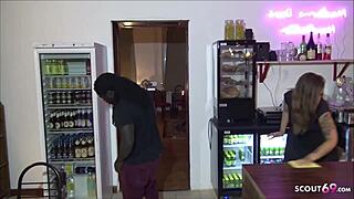 Black Boss Asks, 'Want Huge Cock in Doggystyle at Kiosk?'