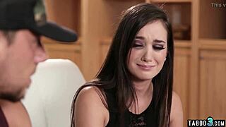 Gia Paige's skinny teen body gets rough fucking from neighbor in homevideo revenge on boyfriend.