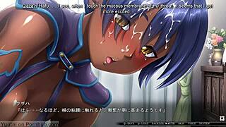 busty princess under hypnosis in visual novel episode 5