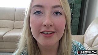 Ann Joy teaches sex education with deepthroat and cumshot