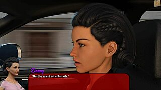 Alexandra 187 in an erotic cartoon game anime hentai adventure