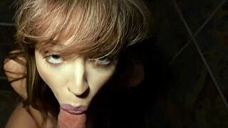 sexy blonde leila cove enjoys charles dera's company in a fun session.