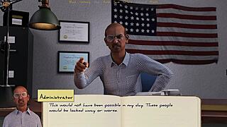 Wow, meeting my new gay roommate in 3D hentai!