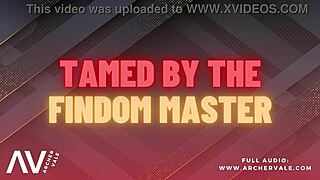 Findom master training his gay slave