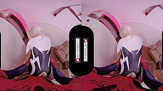 Vrcosplayx Com Spider Gwen Blowing Your Mind