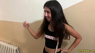 Russian slut Katty West bangs stranger for quick cash!