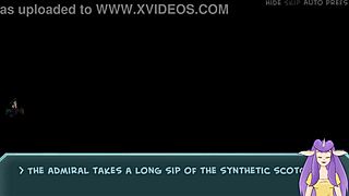 April O’Neil and Lara Croft in a hot space battle