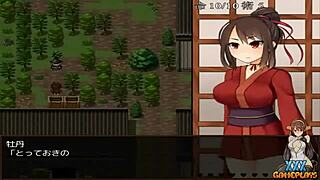 Kunoichi peony gameplay with groping