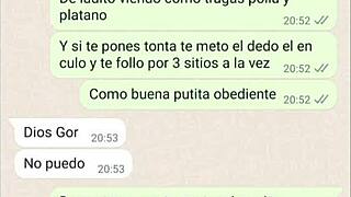 my girlfriend gets very excited during our web chat, part 4