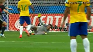 A German woman passionately engages in intense activity with a Brazilian partner in Europe.