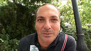 Does this dirty blonde want cum on her ass?