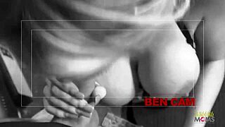 Race skanks engage in foursome sex, riding and bent over with two guys