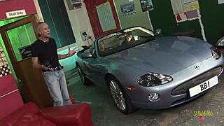 Race skanks engage in foursome sex, riding and bent over with two guys