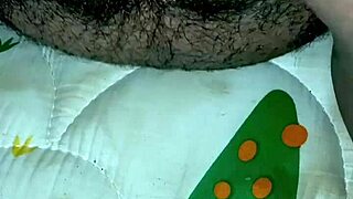 mrs uses big black toy to push creampie deeper for husband