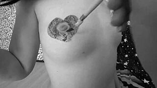 Lesbian Milfs Strap-On Fuck in Cinema POV