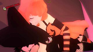 Ruby and Penny sidetracked before the big costume party.