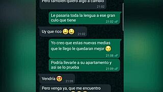 Neighbor invites me to see her new lingerie