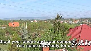 French blonde girlfriend takes monster cock in her ass from POV