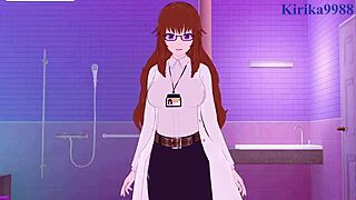 yoshino and bai have intense sex with creampie in hentai.