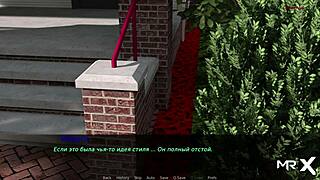 pine falls in a strange location with anime characters 😊