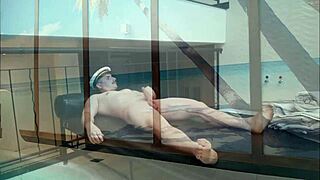 Yo, Captain Popeye and this milf strip for champagne, sucking and pounding hard till the end!