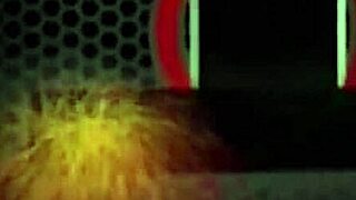 Oiled cougar Vicky Vette rides a monster cock with big pussy lips