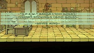 I tease the witch in Akabur's game