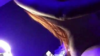 She gets fucked in lingerie, moaning softly at night.